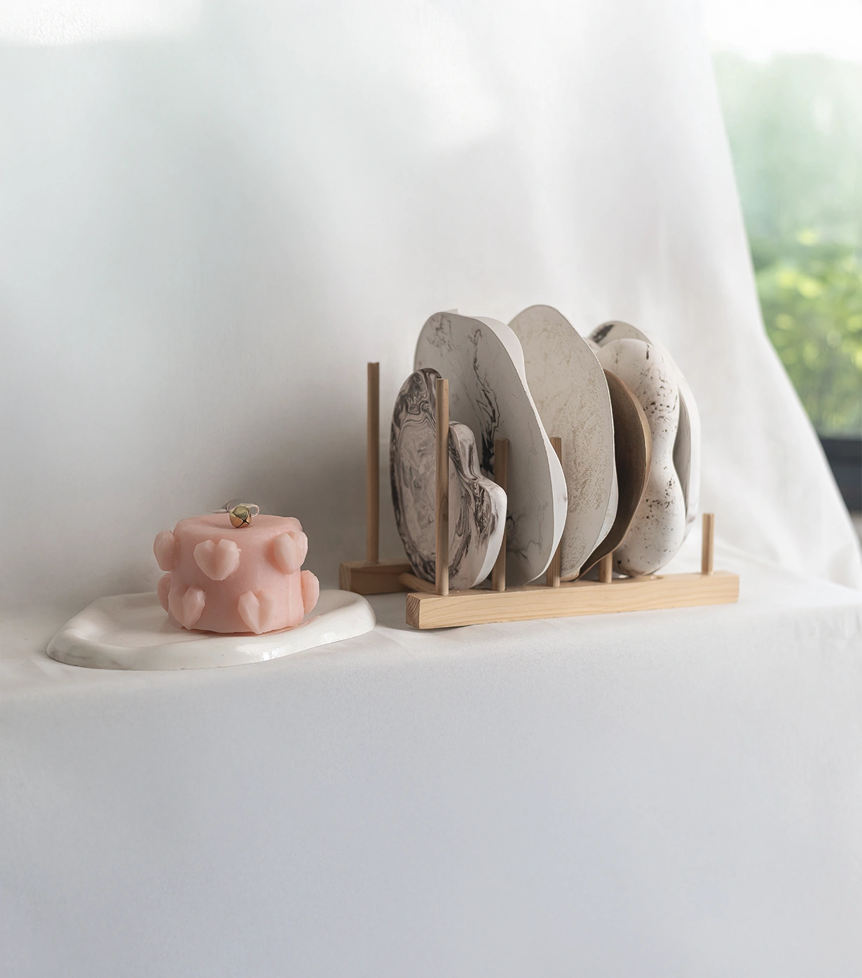 3D Heart candles