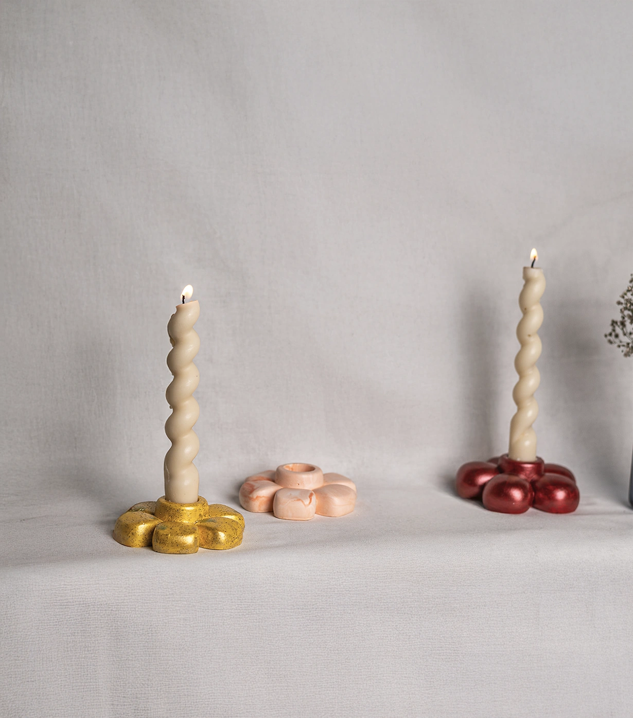 Periwinkle candle holder - Image 2
