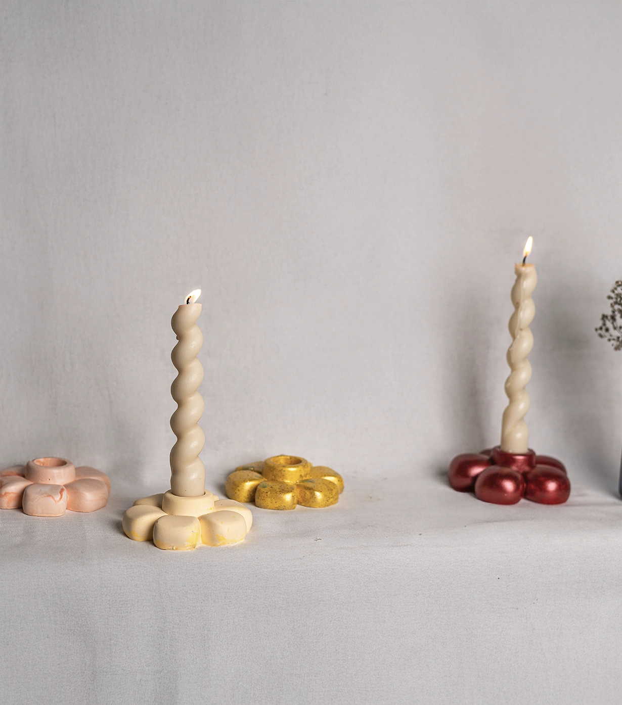 Periwinkle candle holder - Image 5