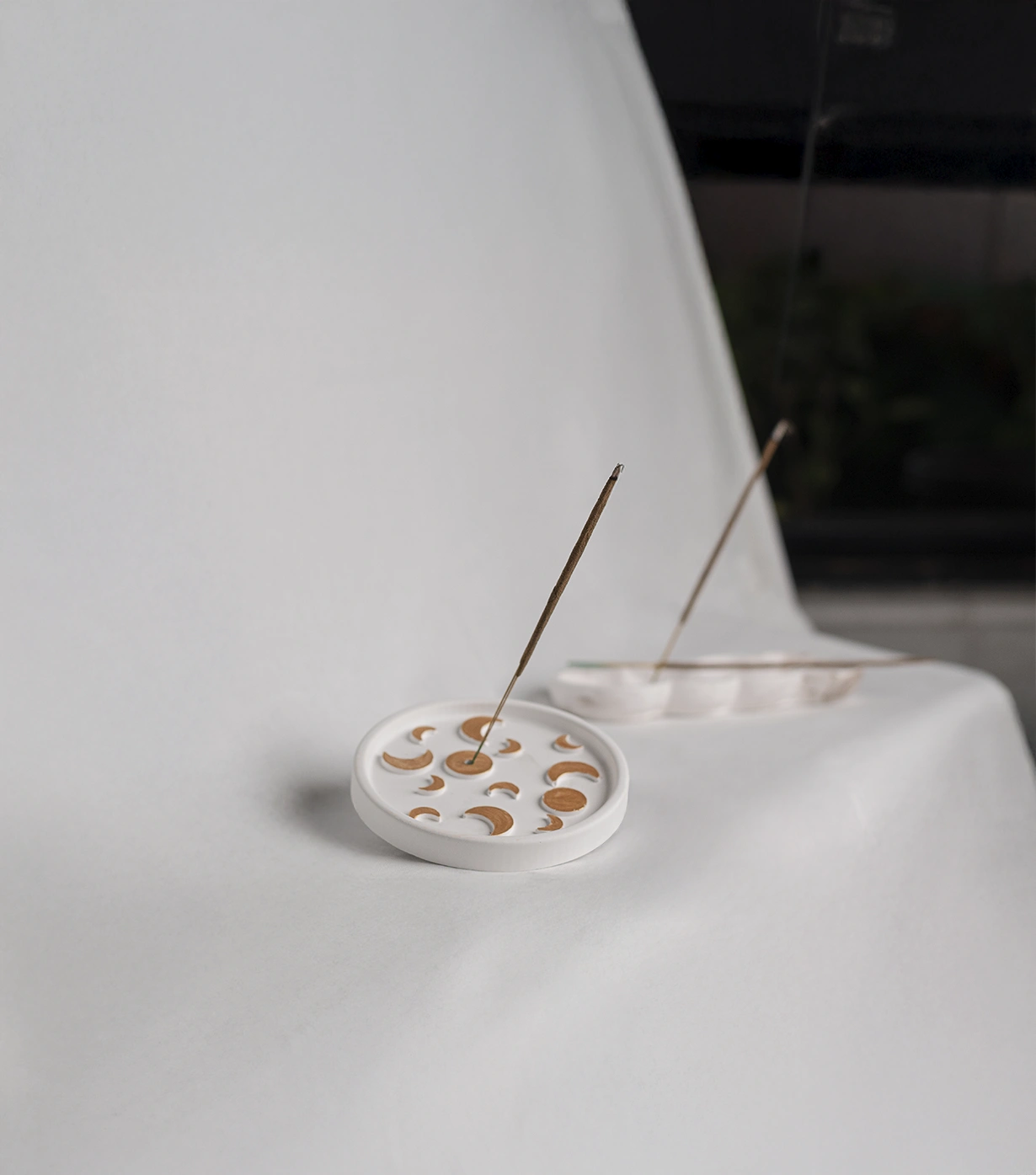 Sun and moon Incense holder
