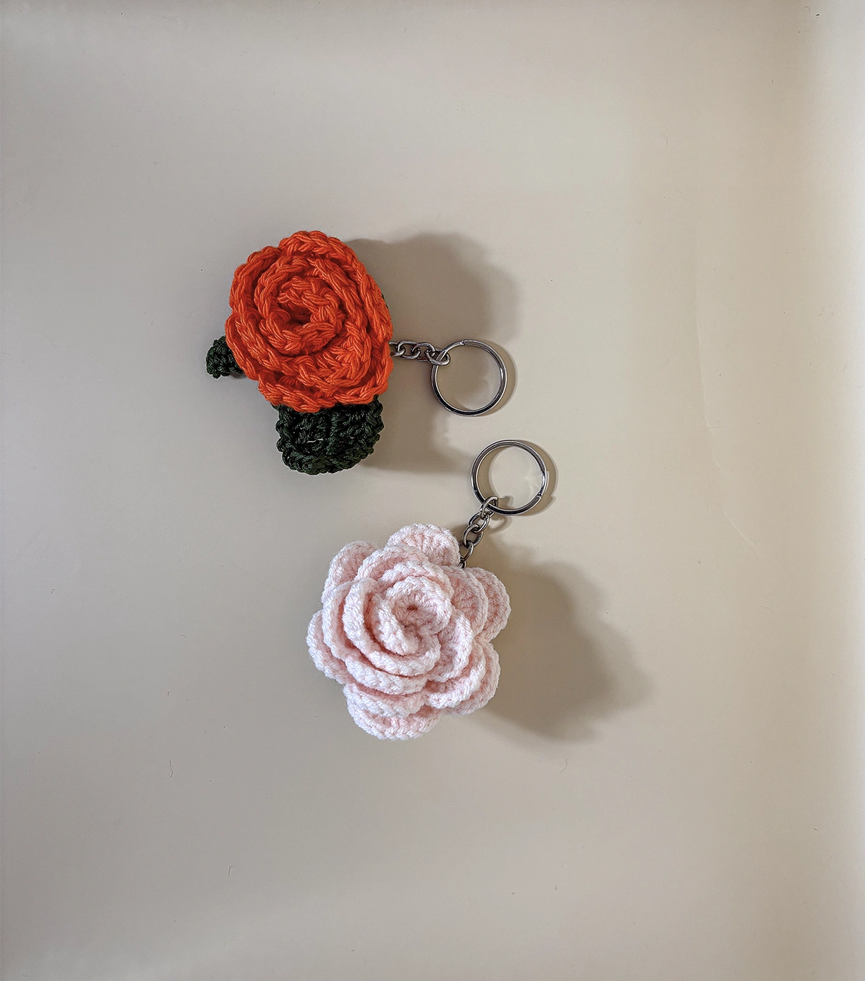 Rose keychain