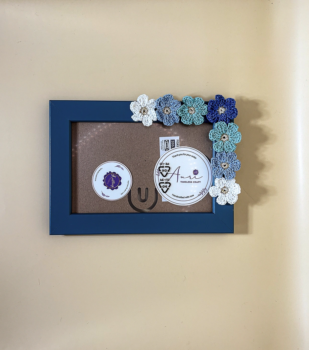 Crochet flower Frame - Image 5