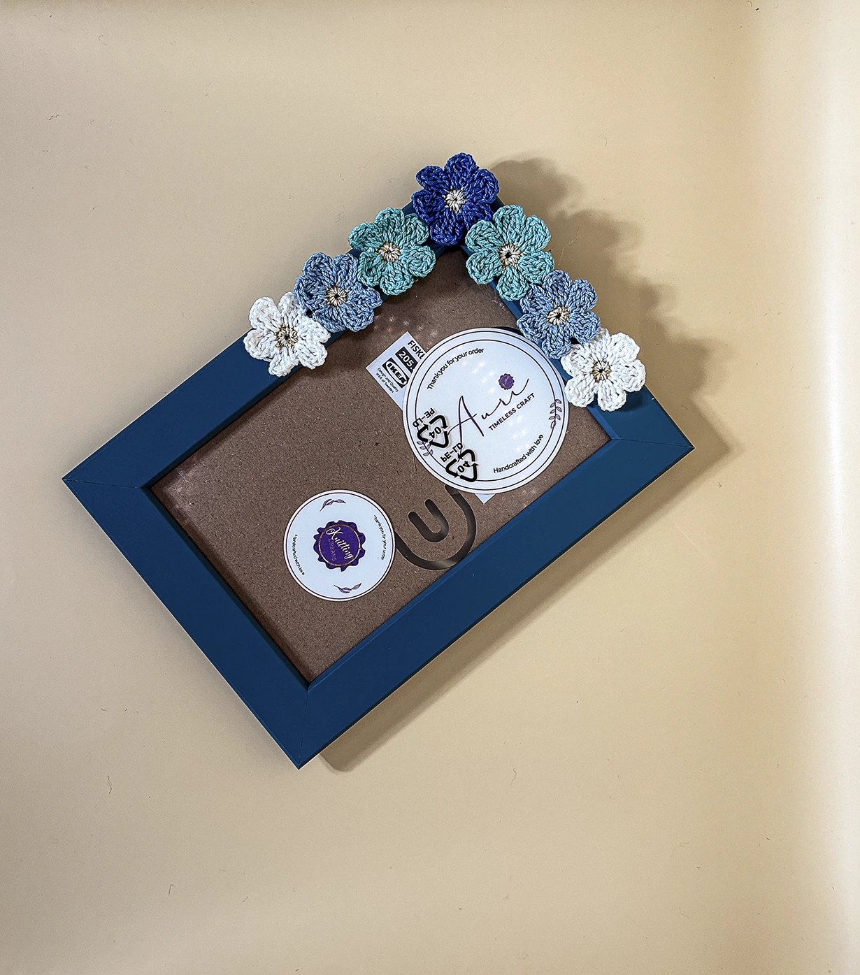 Crochet flower Frame - Image 6