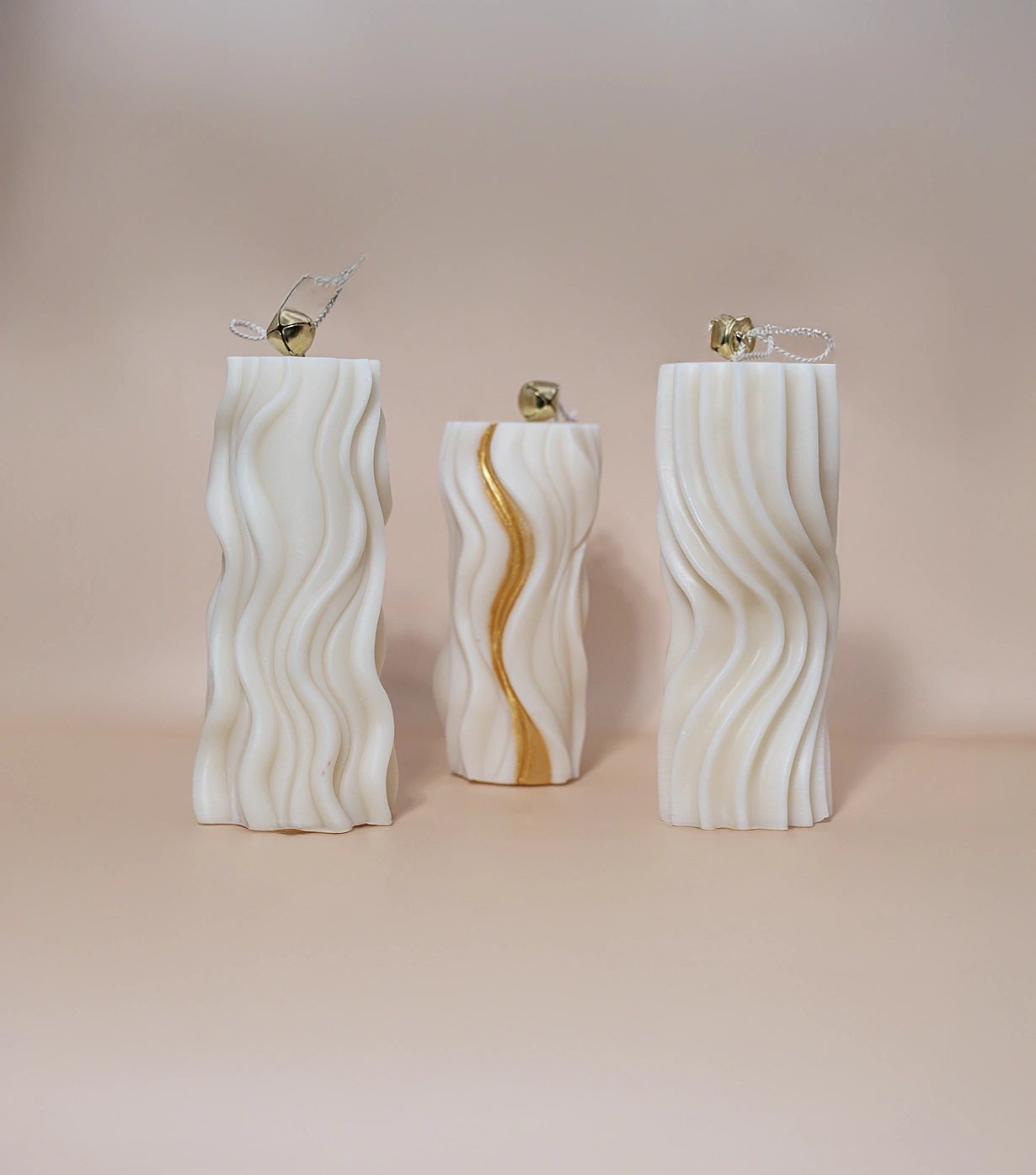 Wavy Pillar Candles Combo - Image 3