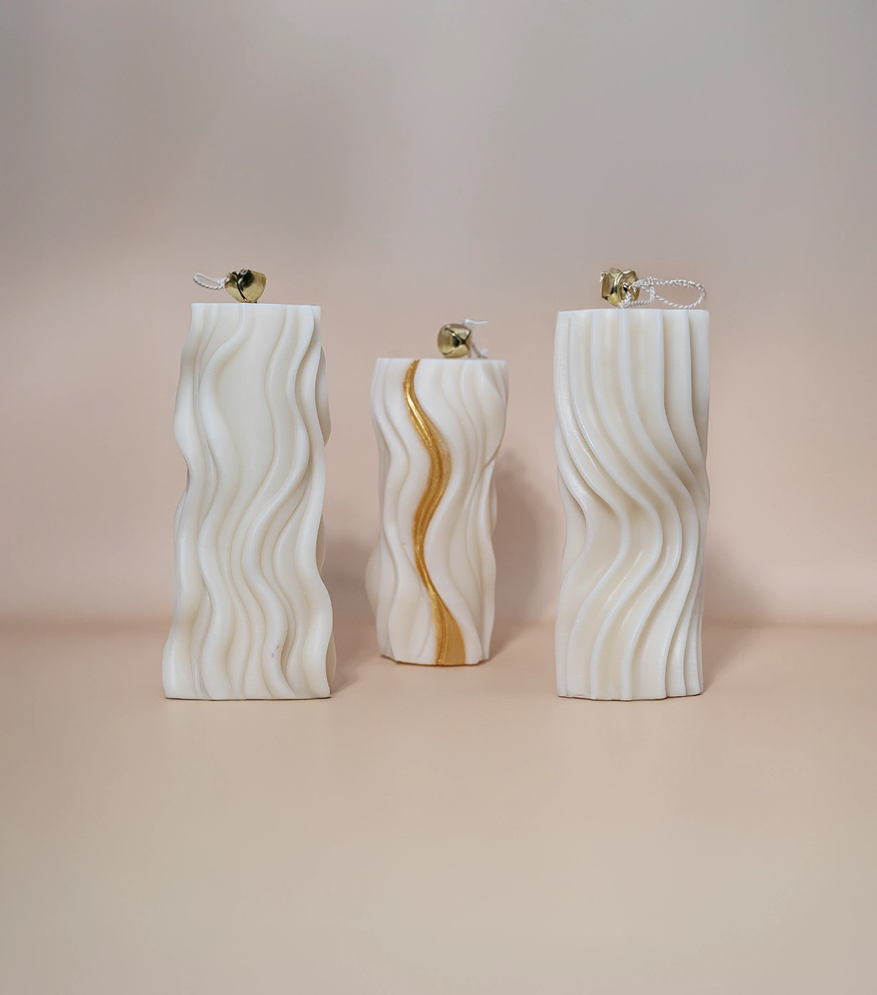 Wavy Pillar Candles Combo - Image 4