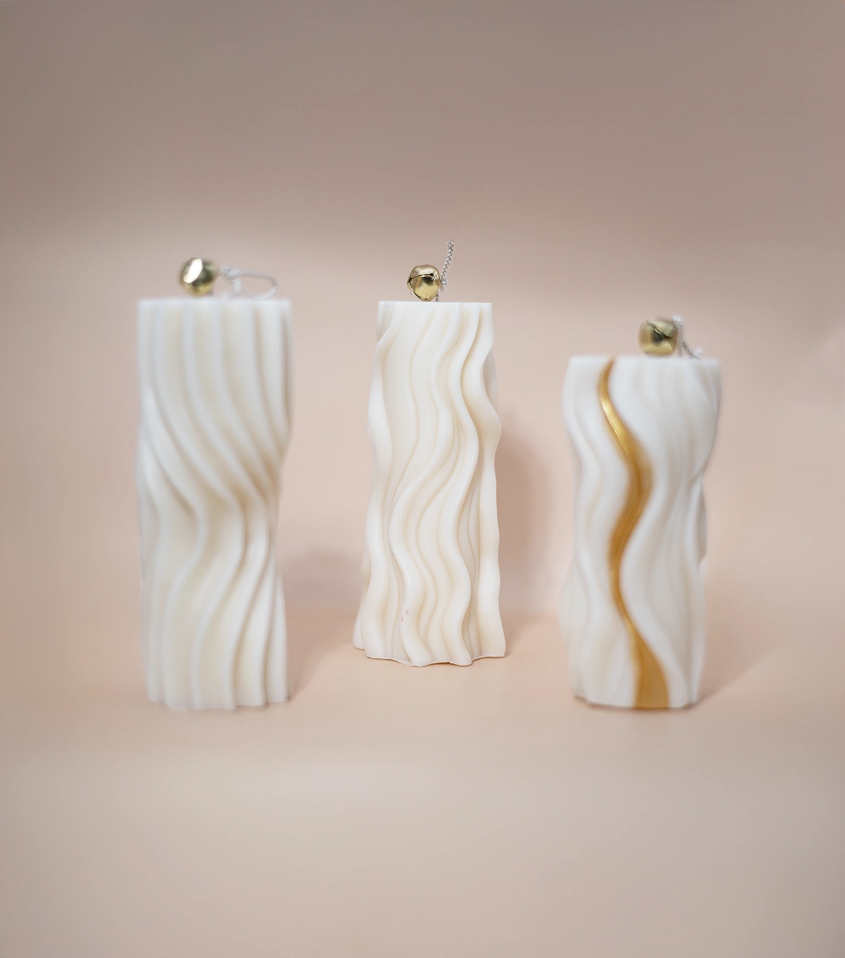 Wavy Pillar Candles Combo - Image 6