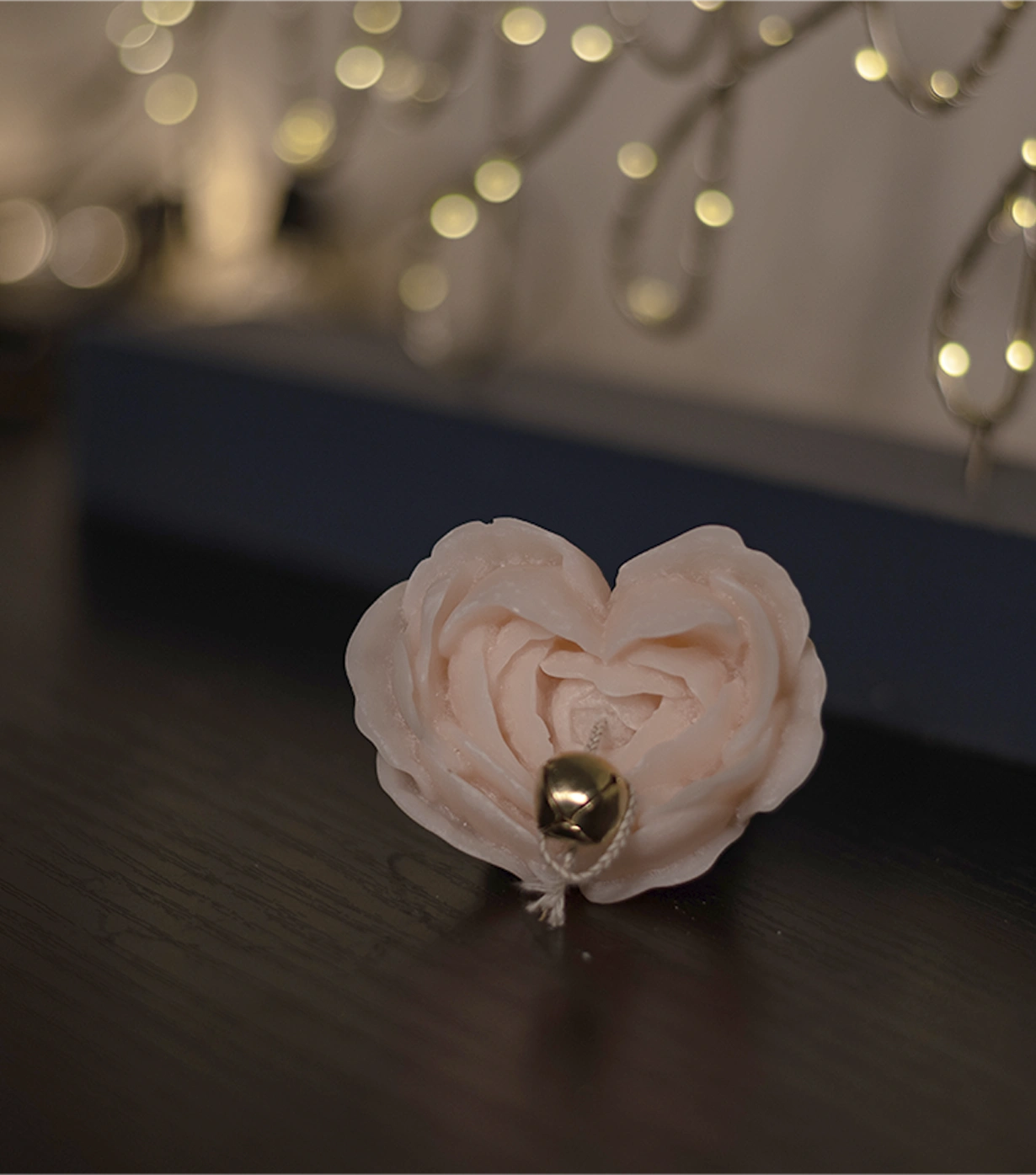 Heart flower candle (small) - Image 2